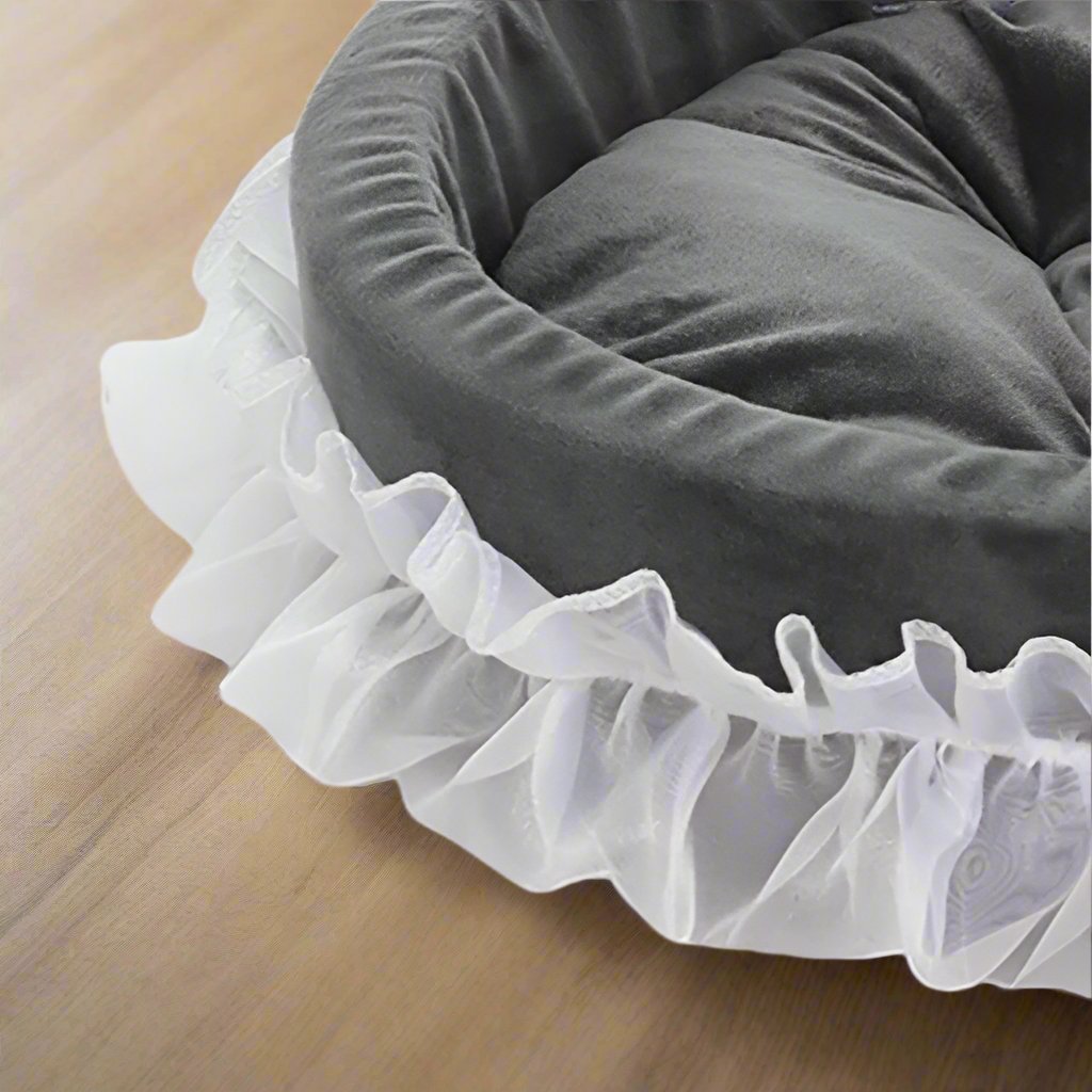 Lit Pour Chien - CuteLaceDogBed™ - Gris - Repos Chien