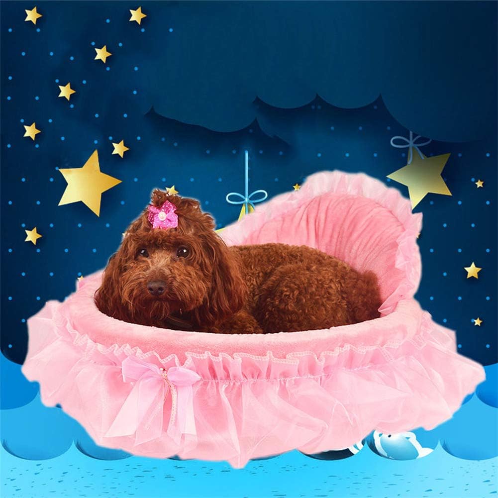 Lit Pour Chien - CuteLaceDogBed™ - Rose - Repos Chien