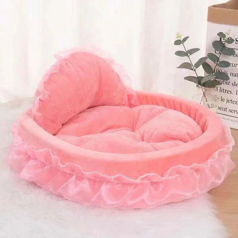 Lit Pour Chien - CuteLaceDogBed™ - Rose - Repos Chien