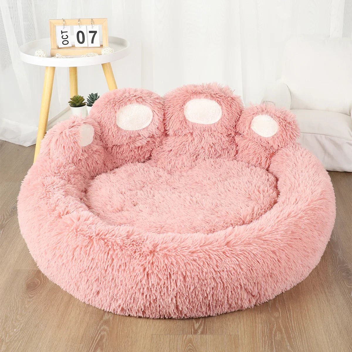 Lit pour Chien - FluffyDogBed™ - Rose - Repos Chien