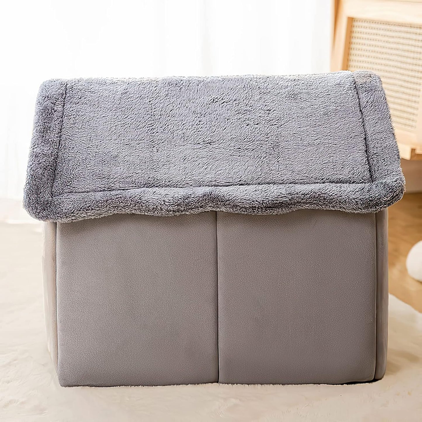Niche Chien - ComfortableDogHouse™ - Gris Lapin - Repos Chien