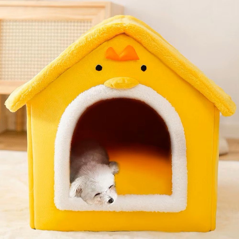 Niche Chien - ComfortableDogHouse™ - Jaune Poussin - Repos Chien