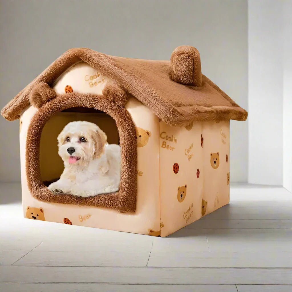 Niche Chien - ComfortableDogHouse™ - Marron Ours - Repos Chien