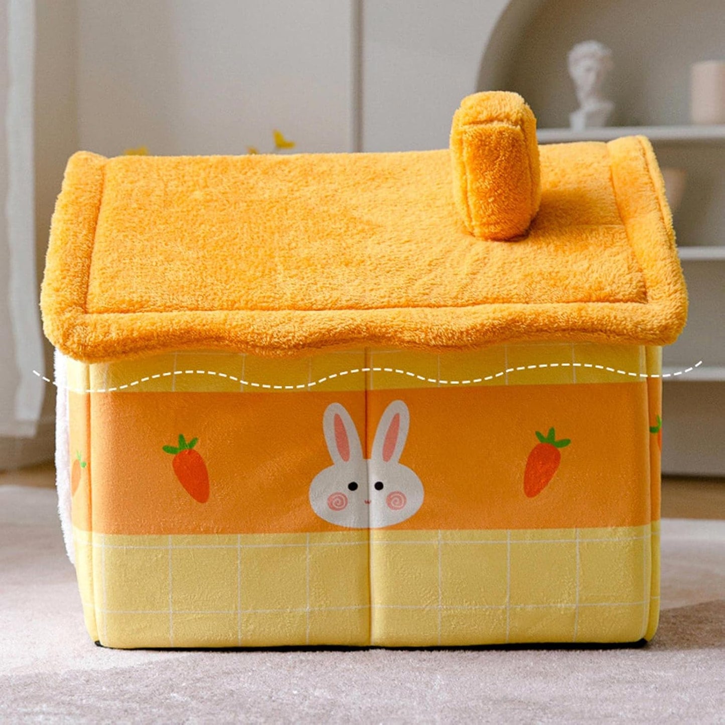 Niche Chien - ComfortableDogHouse™ - Orange Carotte - Repos Chien