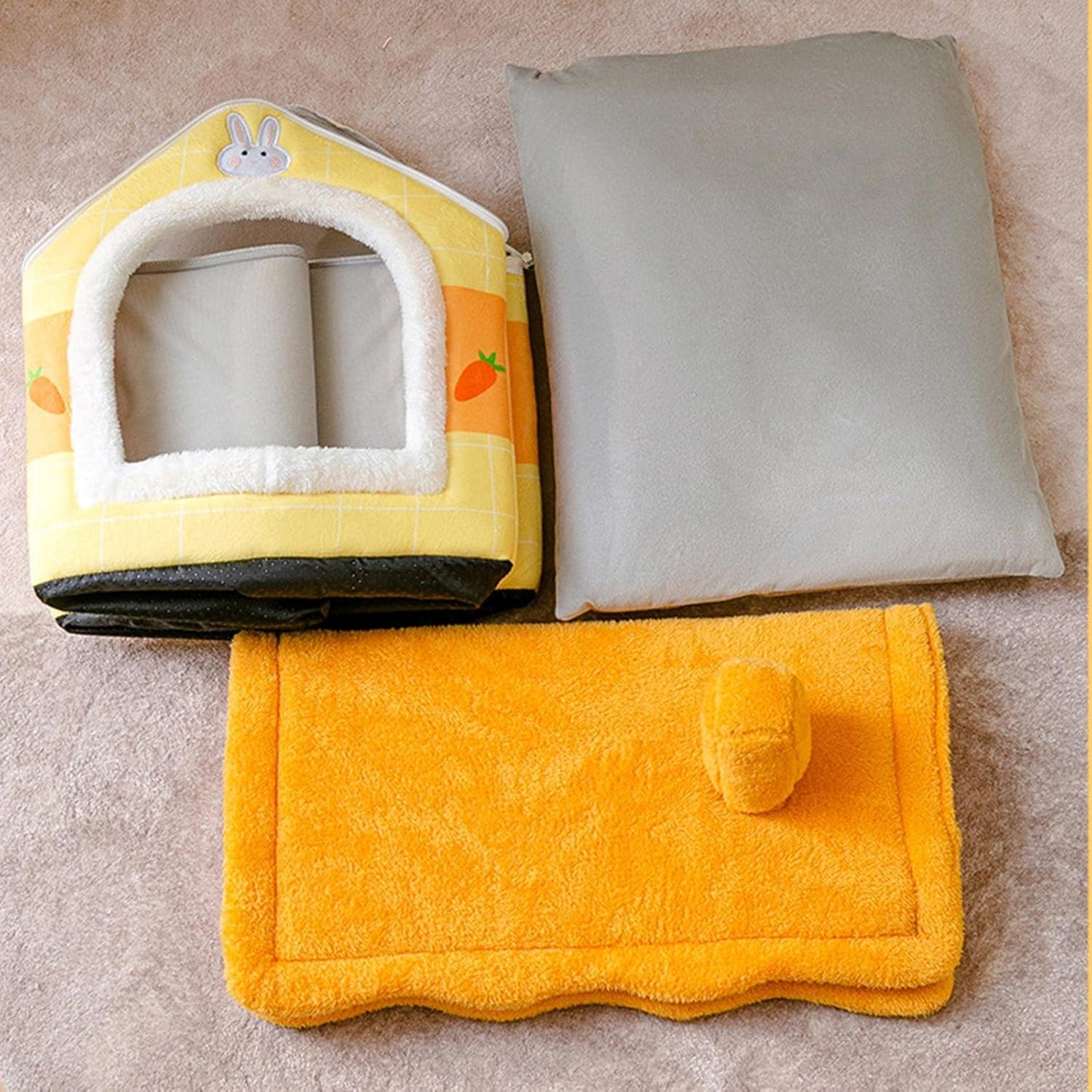 Niche Chien - ComfortableDogHouse™ - Orange Carotte - Repos Chien