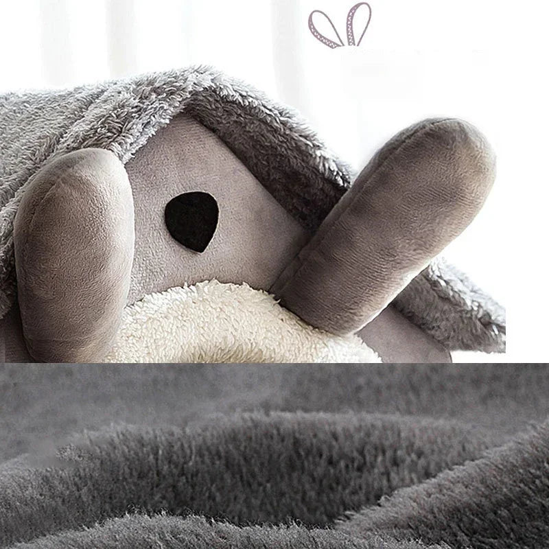 Niche Chien - ComfortableDogHouse™ - Toit simple gris - Repos Chien