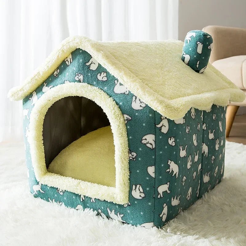 Niche Chien - ComfortableDogHouse™ - Vert Ours - Repos Chien