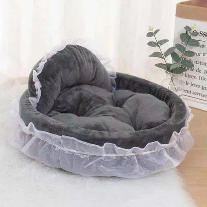 Lit Pour Chien - CuteLaceDogBed™ - Gris - Repos Chien