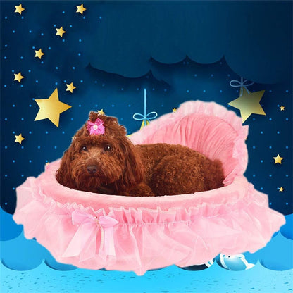 Lit Pour Chien - CuteLaceDogBed™ - Rose - Repos Chien