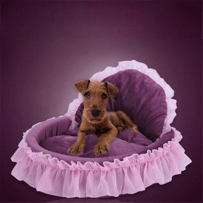 Lit Pour Chien - CuteLaceDogBed™ - Violet - Repos Chien