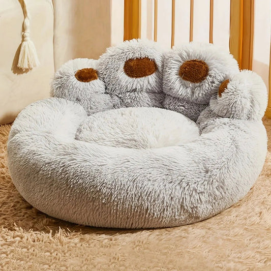 Lit pour Chien - FluffyDogBed™ - Gris - Repos Chien