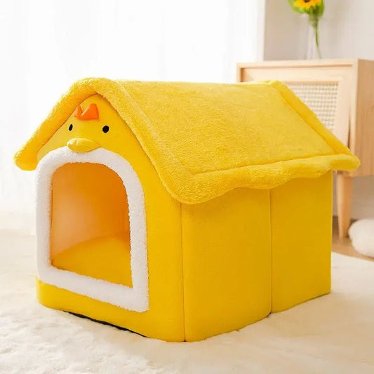 Niche Chien - ComfortableDogHouse™ - Jaune Poussin - Repos Chien