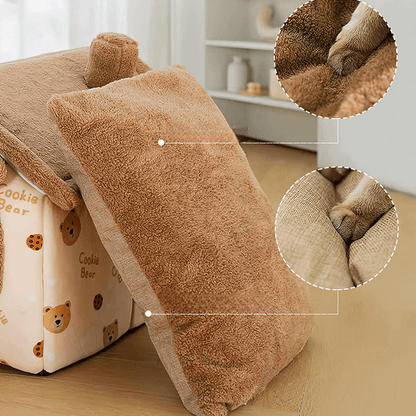 Niche Chien - ComfortableDogHouse™ - Marron Ours - Repos Chien