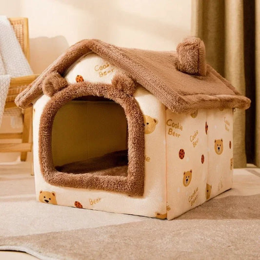 Niche Chien - ComfortableDogHouse™ - Marron Ours - Repos Chien