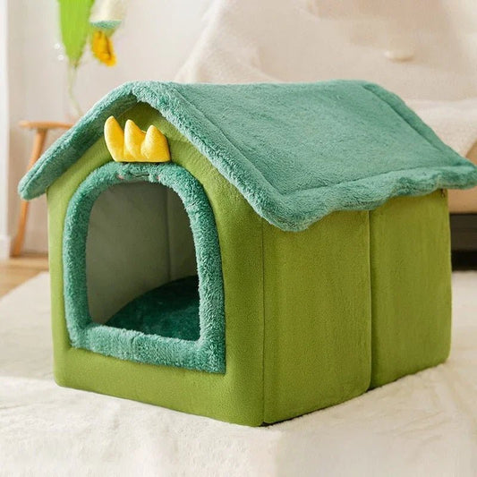 Niche Chien - ComfortableDogHouse™ - Vert Dinosaure - Repos Chien