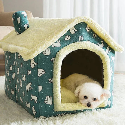 Niche Chien - ComfortableDogHouse™ - Vert Ours - Repos Chien