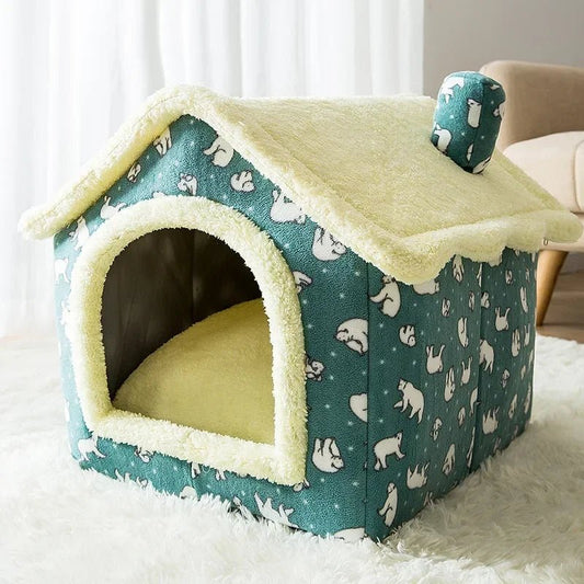 Niche Chien - ComfortableDogHouse™ - Vert Ours - Repos Chien